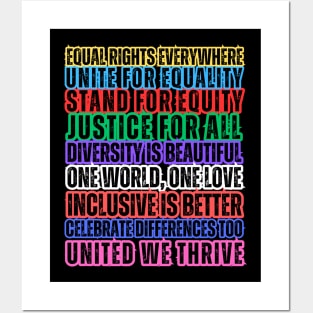 Equality Quotes Posters and Art